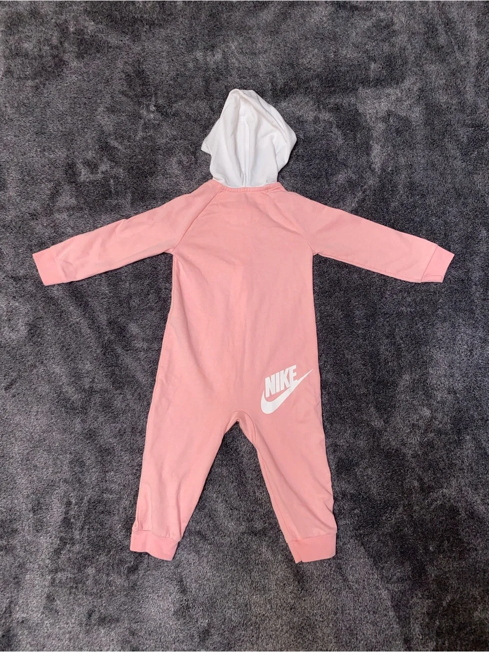 Nike 24M Girls Hooded Bodysuit Like New One-Piece Outfit